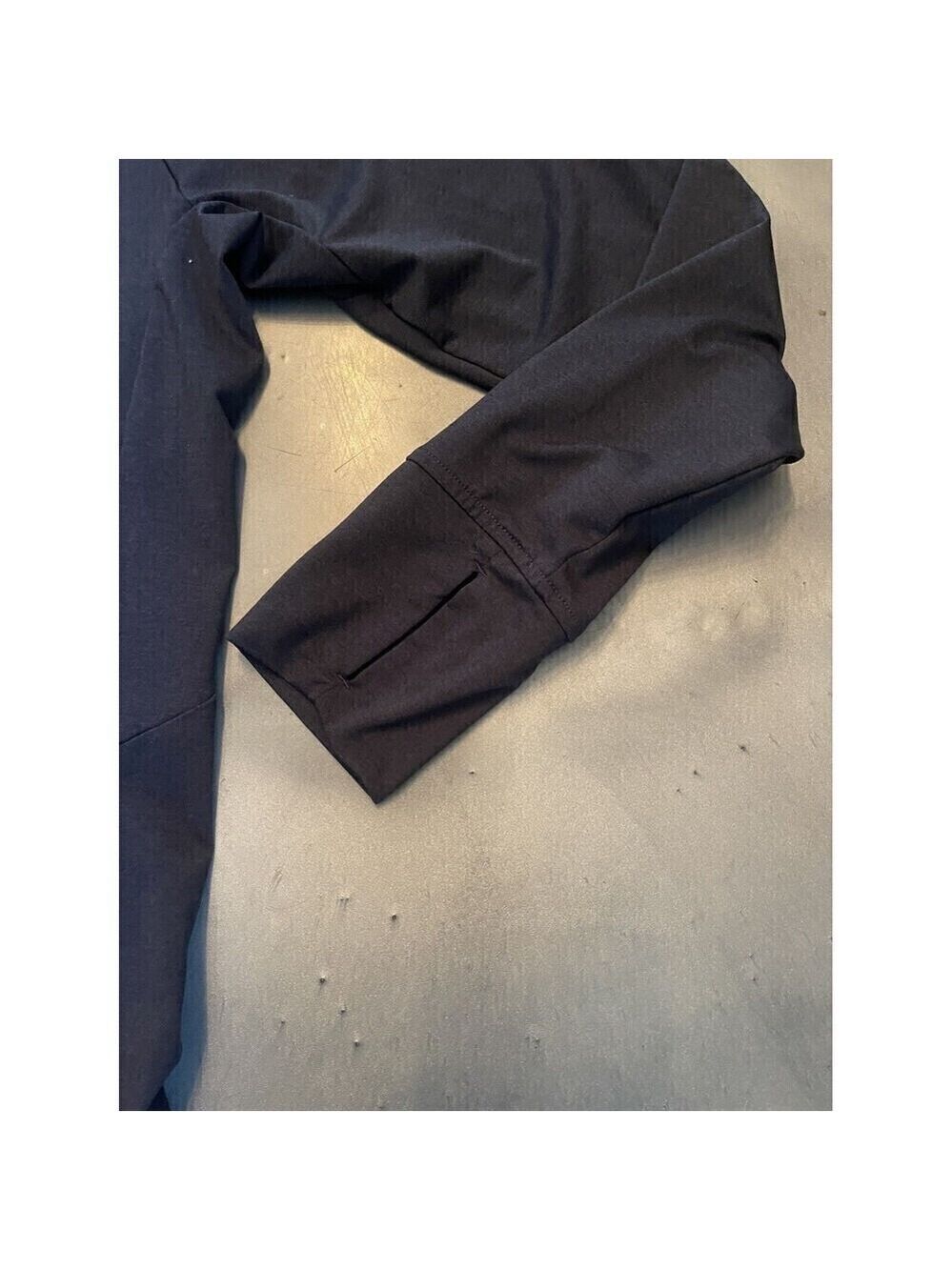 Prana Breathe Womens Dark Gray Hoodie Pullover Sz Small Kangaroo Pocket Long Slv - Picture 6 of 7
